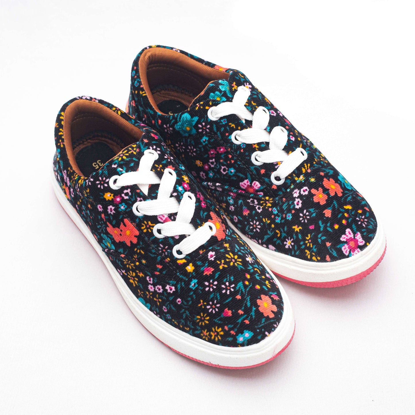 Midnight Bloom Women's Canvas Shoe