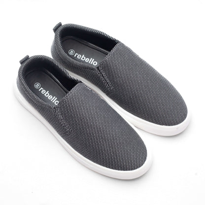 Shuttle Grey Men's Slip-on Canvas Shoe