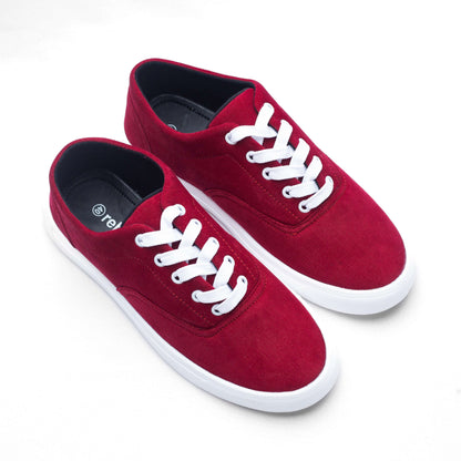 Red Wine Men's Canvas Shoe