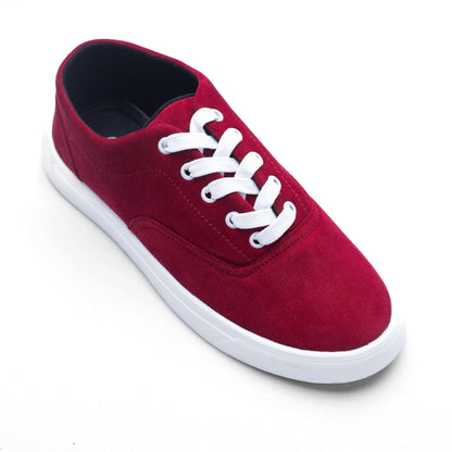 Red Wine Men's Canvas Shoe