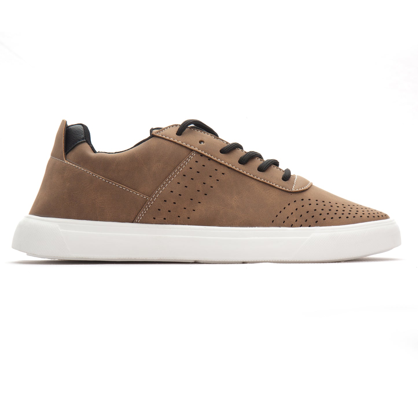 Brown Faux Men’s Sneakers Casual Shoe