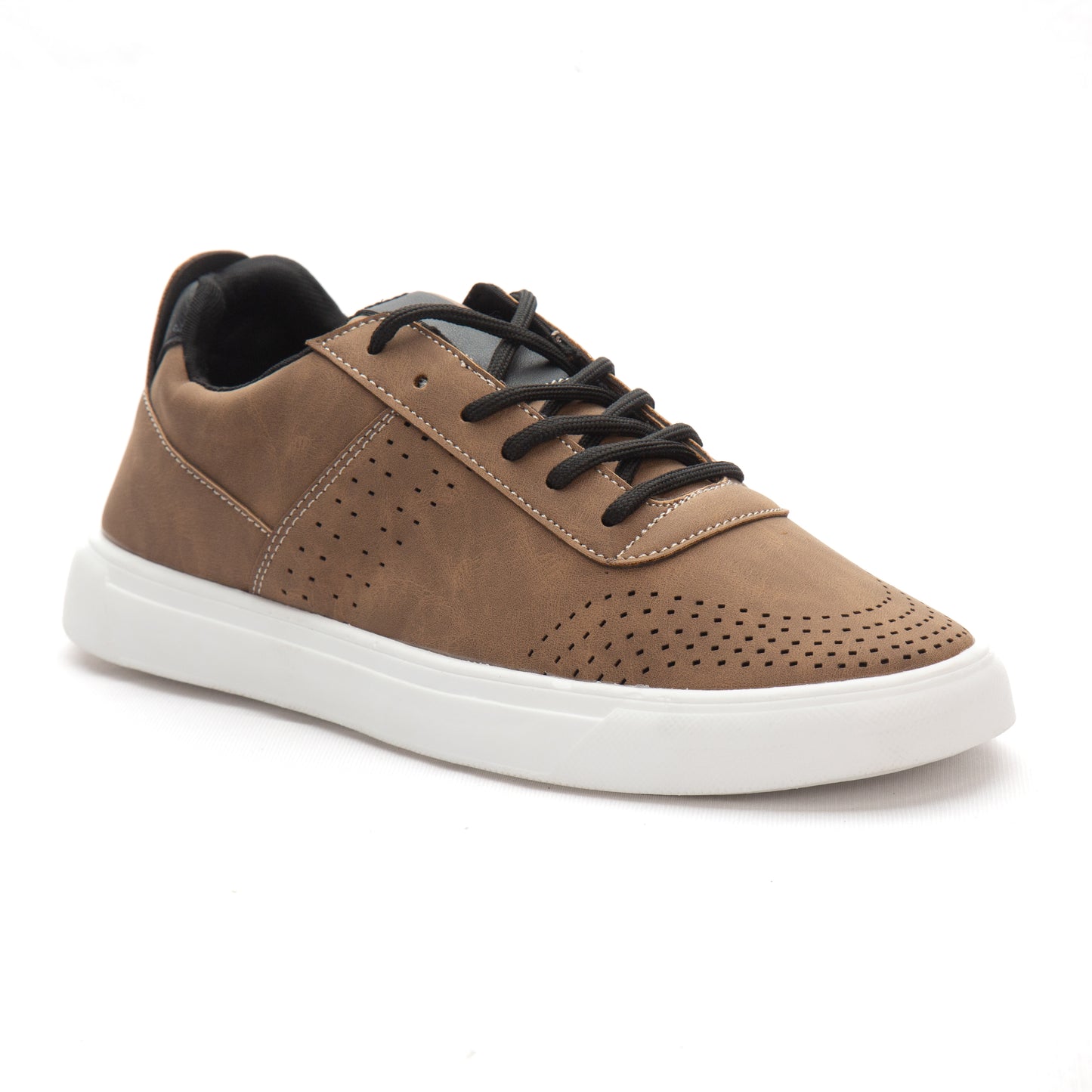 Brown Faux Men’s Sneakers Casual Shoe