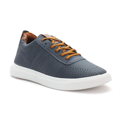 Blue Faux Men’s Sneakers Casual Shoe