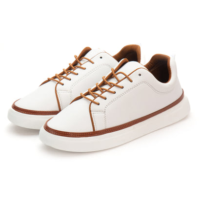 White Swagger Men’s Sneakers Casual Shoe