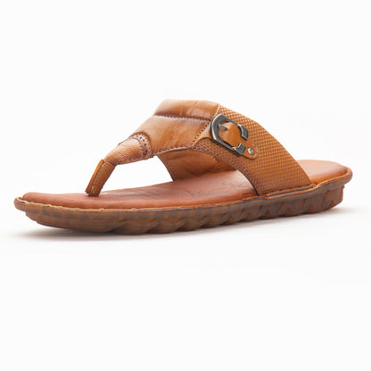 Brown Crisscross Men’s Leather Sandal