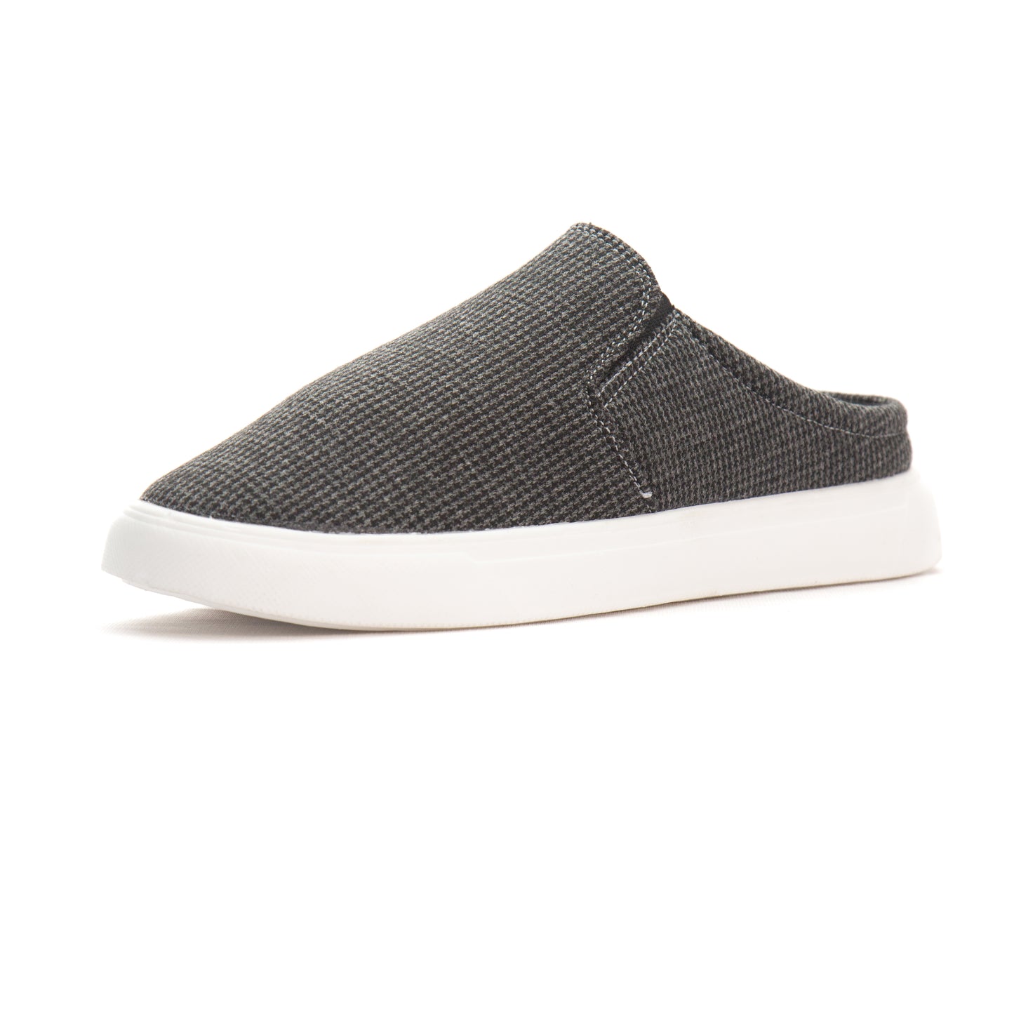 Charcoal Grey Men's Canvas Half Shoe