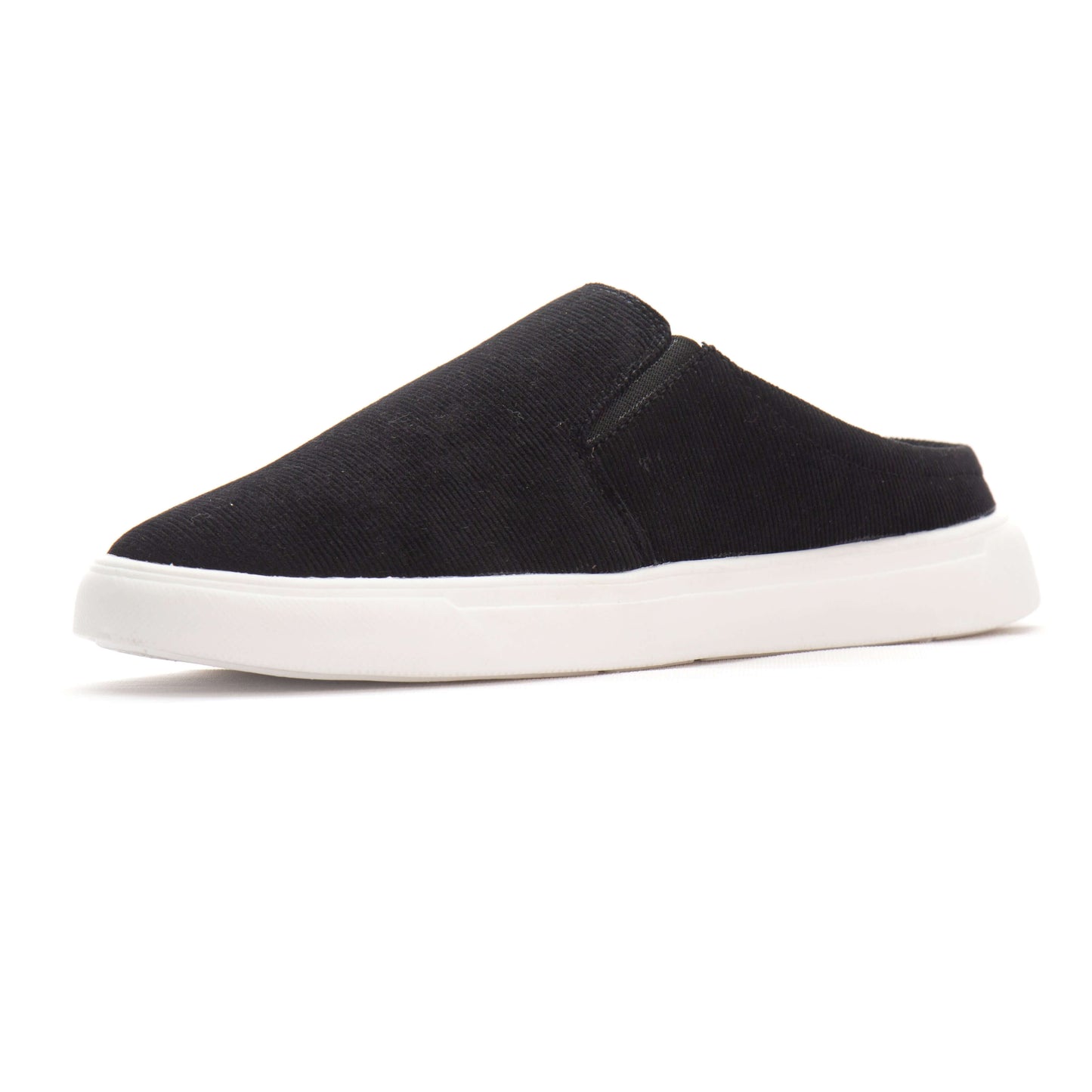 Pure Black Men's Canvas Half Shoe