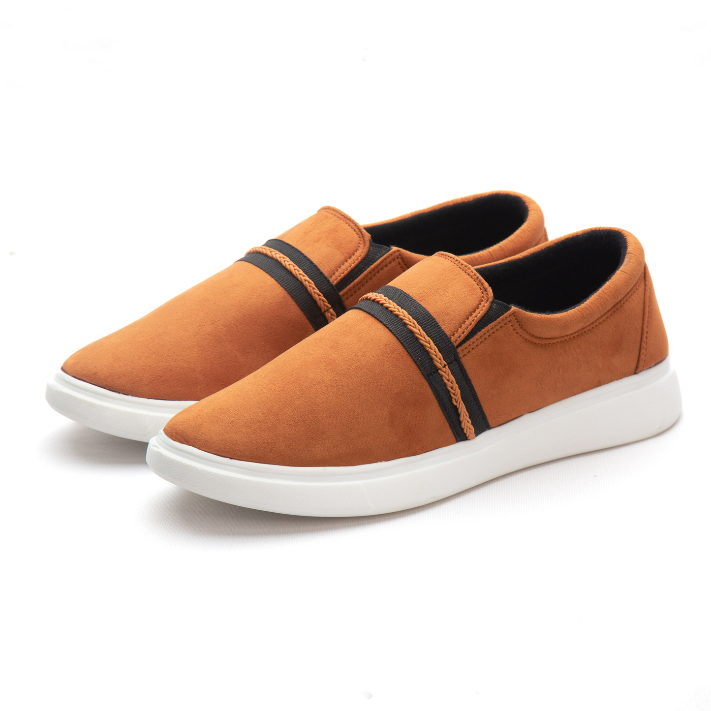 Suede Mustard Men's Slip-on Canvas Shoe