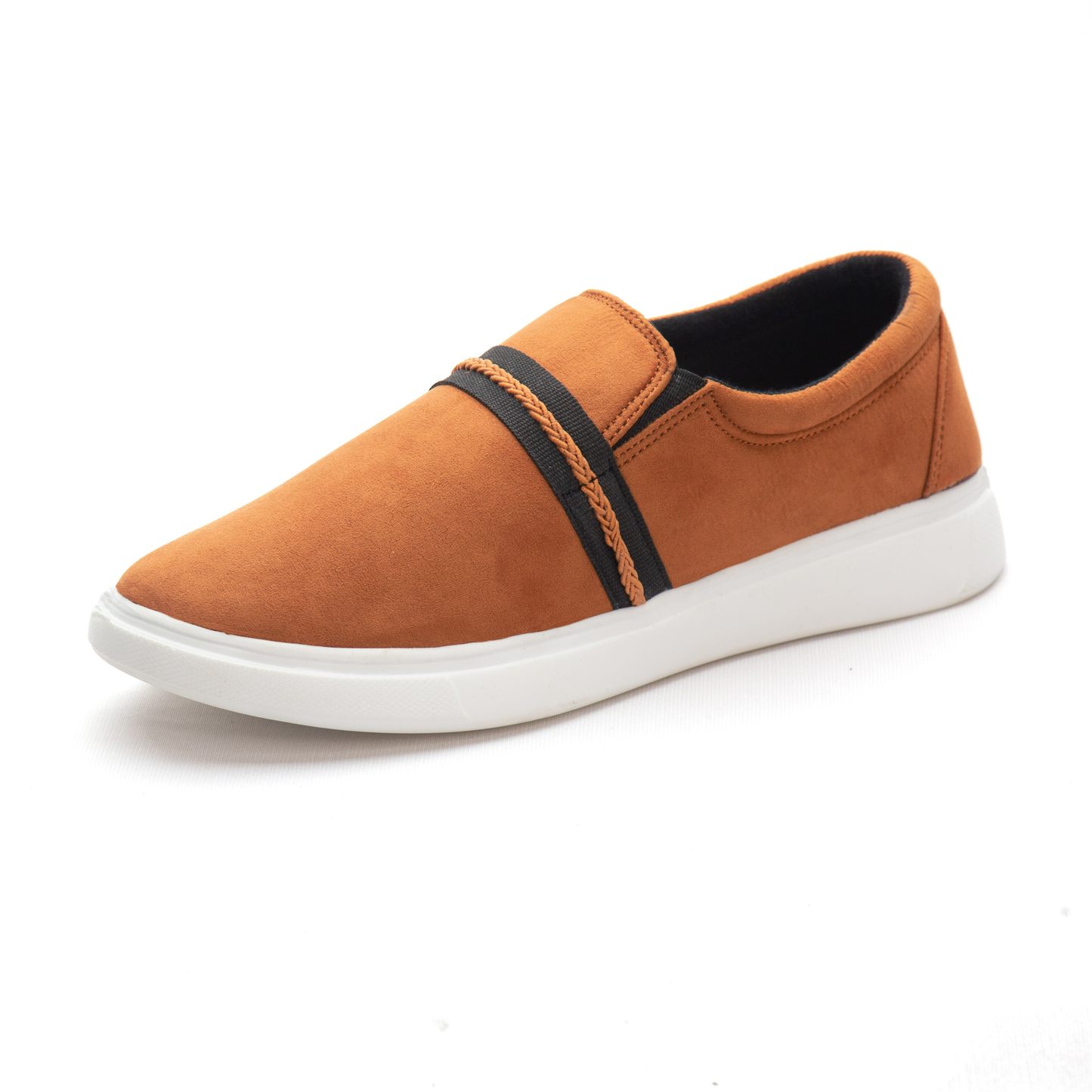 Suede Mustard Men's Slip-on Canvas Shoe