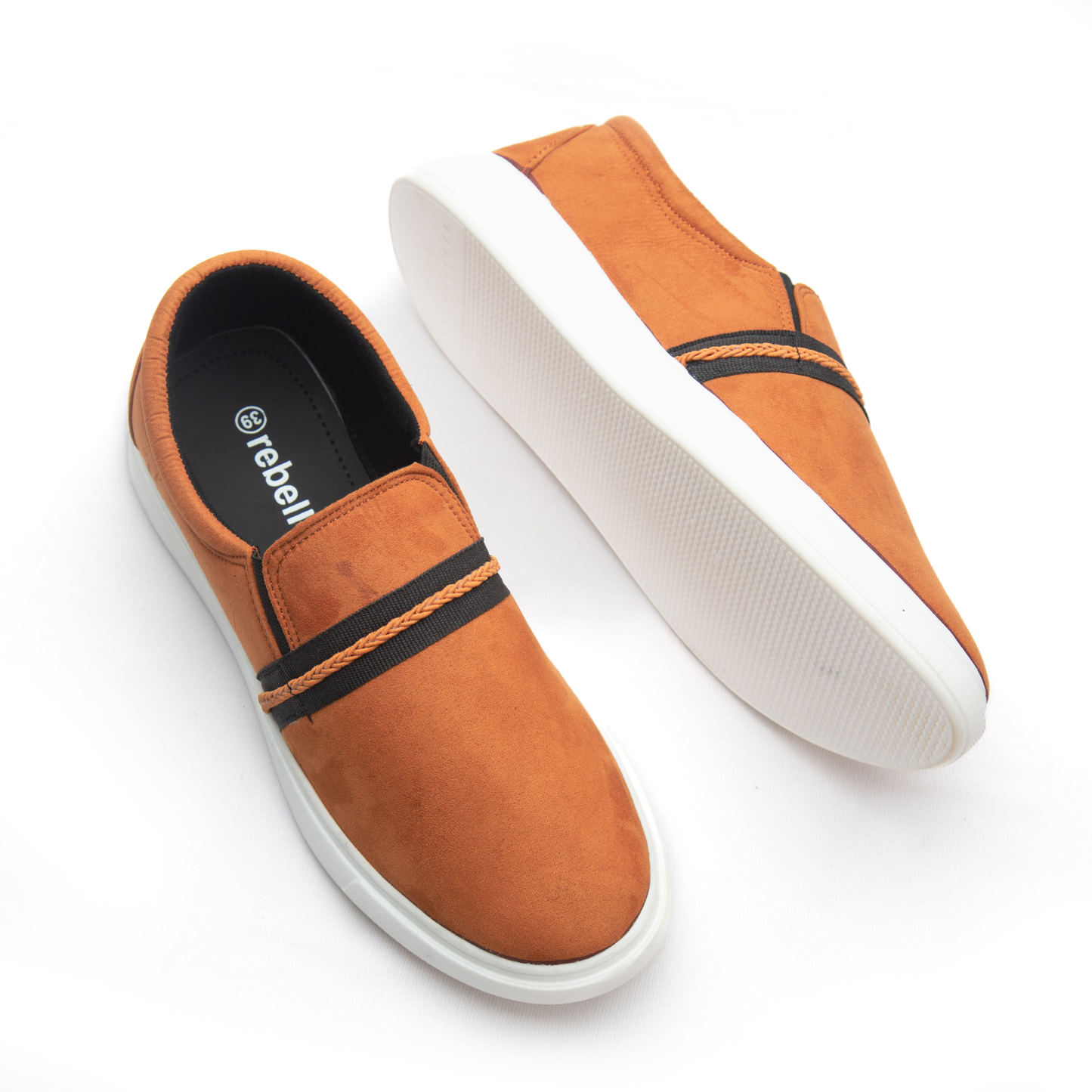 Suede Mustard Men's Slip-on Canvas Shoe