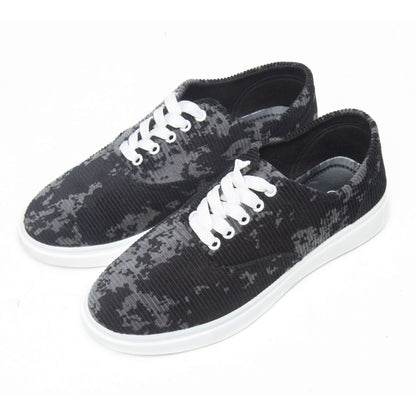 Black Camo Men's Canvas Shoe