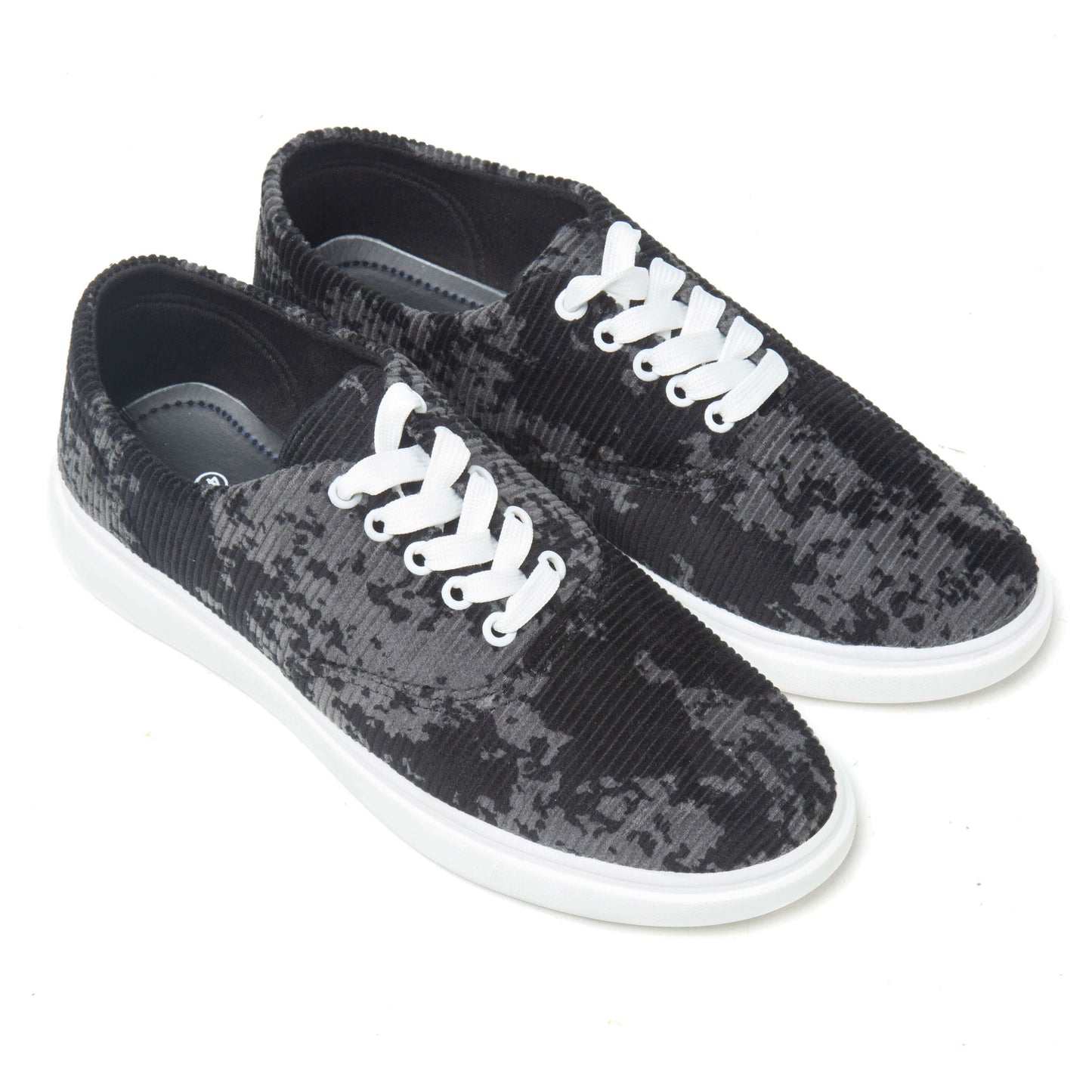 Black Camo Men's Canvas Shoe