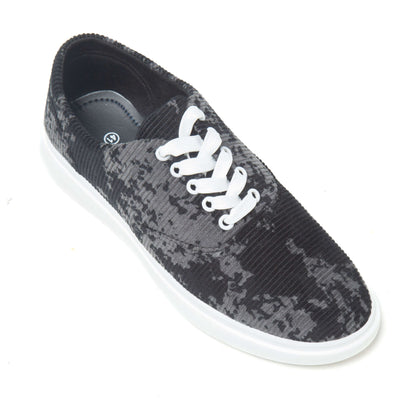 Black Camo Men's Canvas Shoe