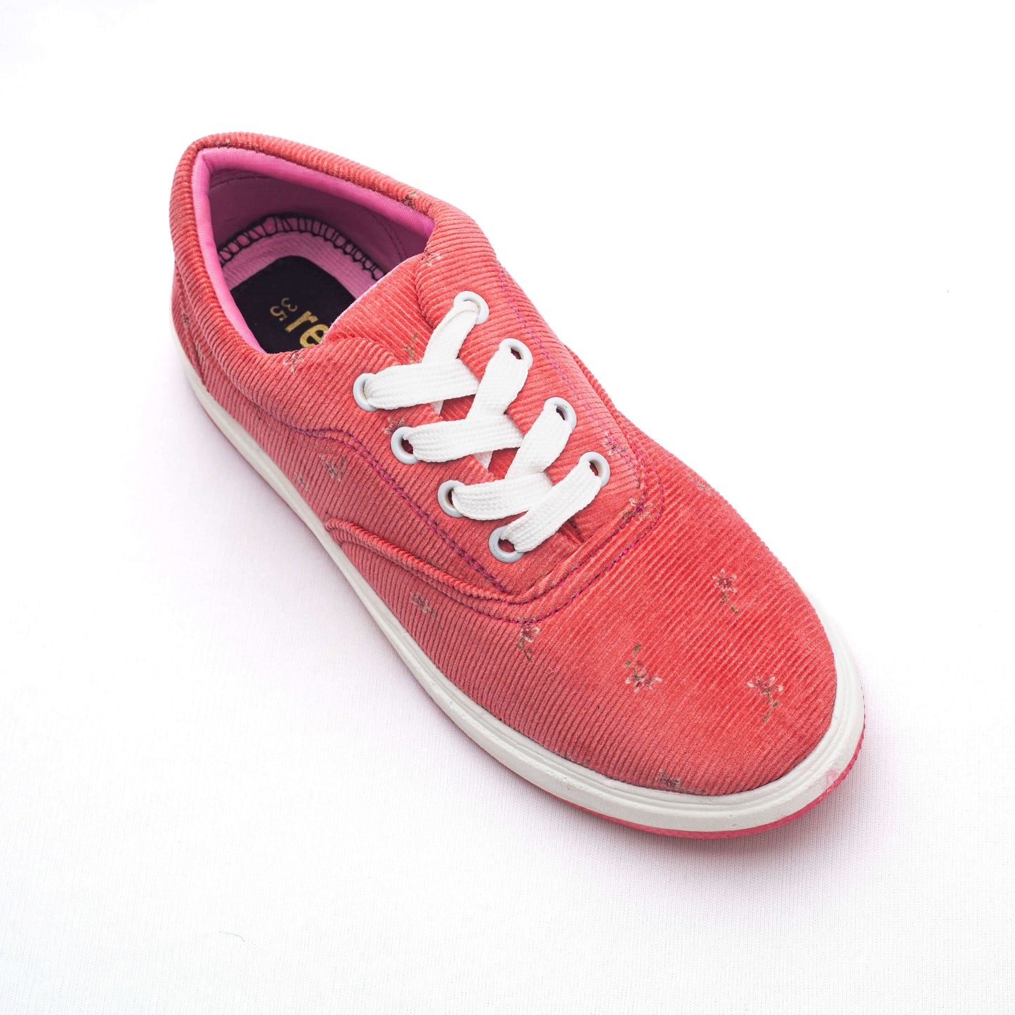 Floral Pink Women's Canvas Shoe