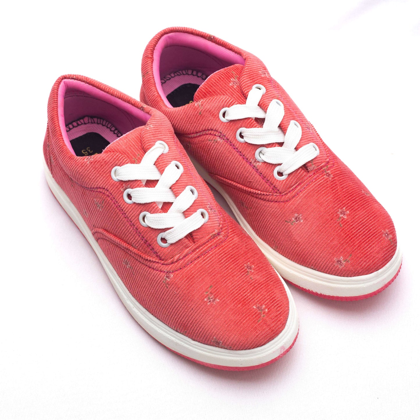 Floral Pink Women's Canvas Shoe